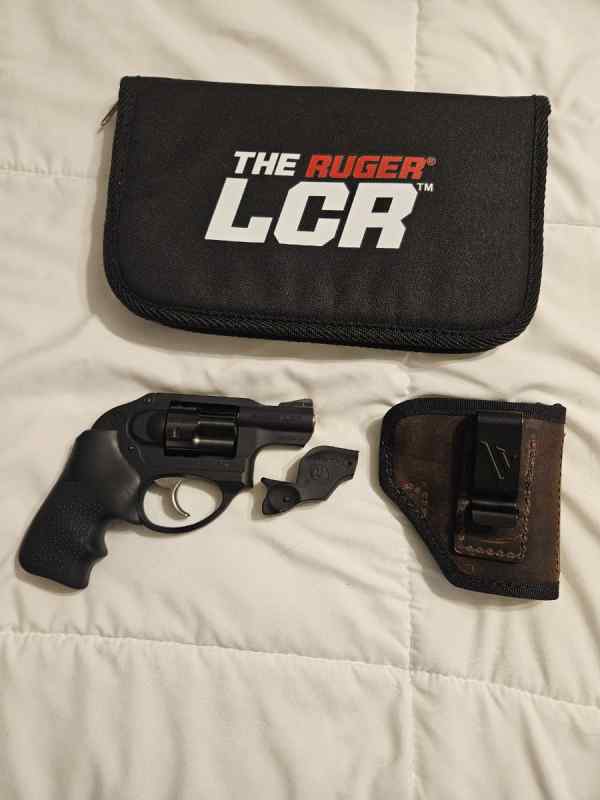 Ruger .38 SPL + P LCR with laser