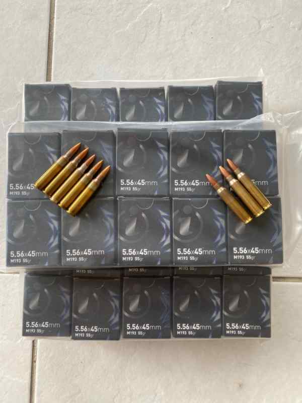 5.56 NATO Ammo - 1000 rounds Brass