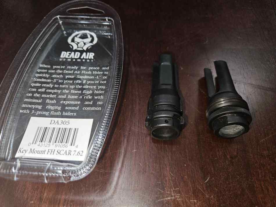 Deadair scar 17 flash hider/silencer co asr flash 