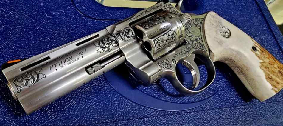 Engraved Colt Python Premier Grade