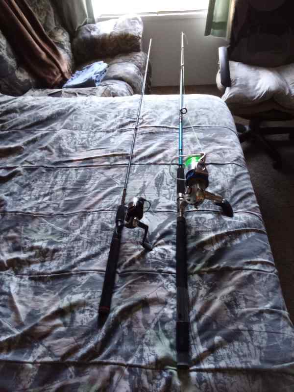 Fish Poles Rod and Reel Combos 