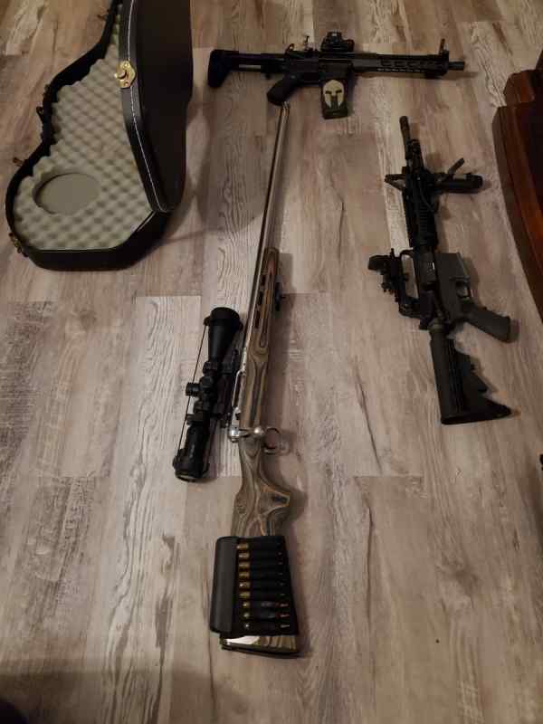 Savage model 12 308cal, custom stock and vortex sc