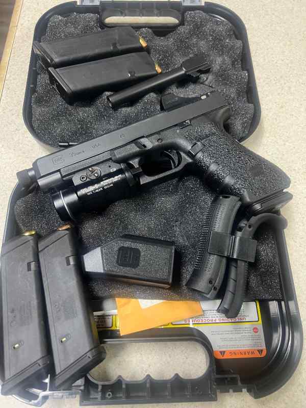 Glock 35 MOS with 9mm conversion 