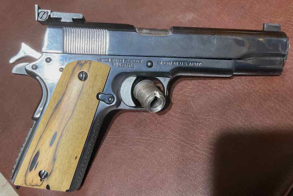 COLT = ITHACA =1911A1 = SPORTIERIZED = 