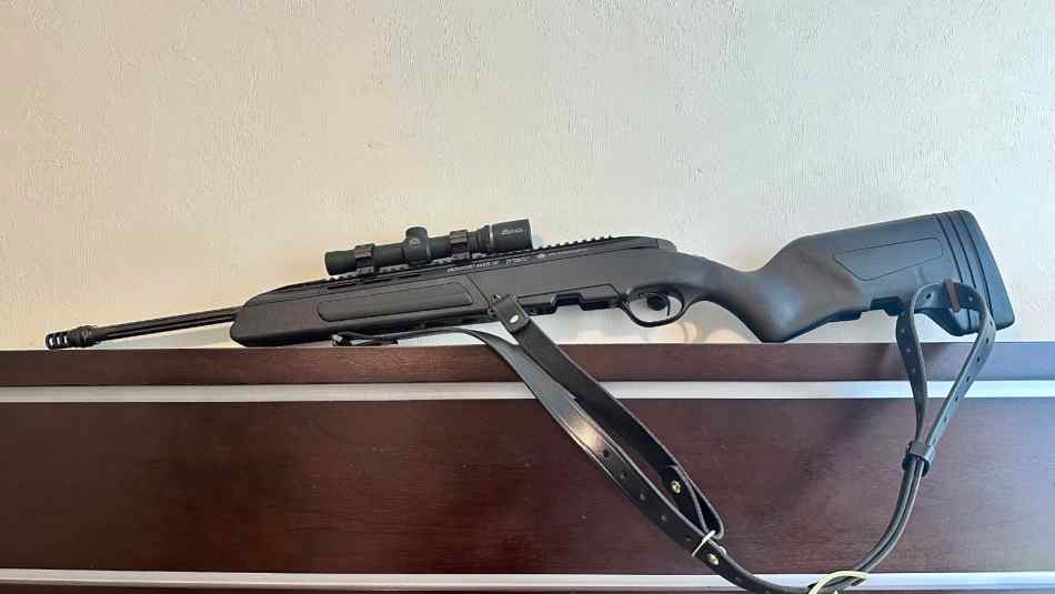 .308 Steyr Scout II with scope with ammo