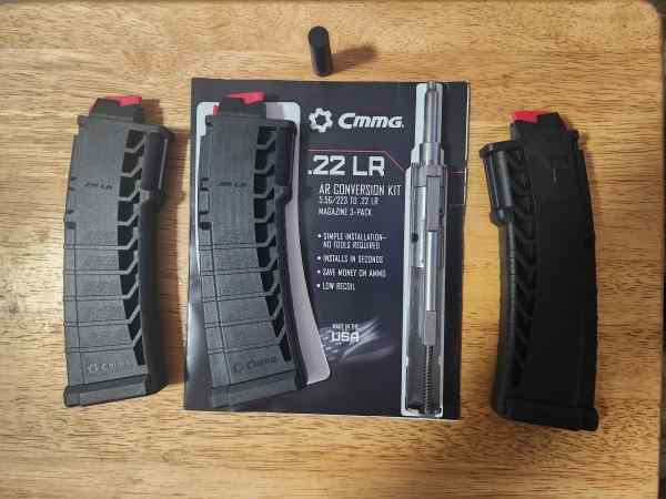CMMG 22LR AR Conversion Kit, Bravo, w/3 Magazines