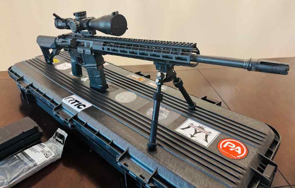 Custom 308 AR10 w/ optic and accessories 