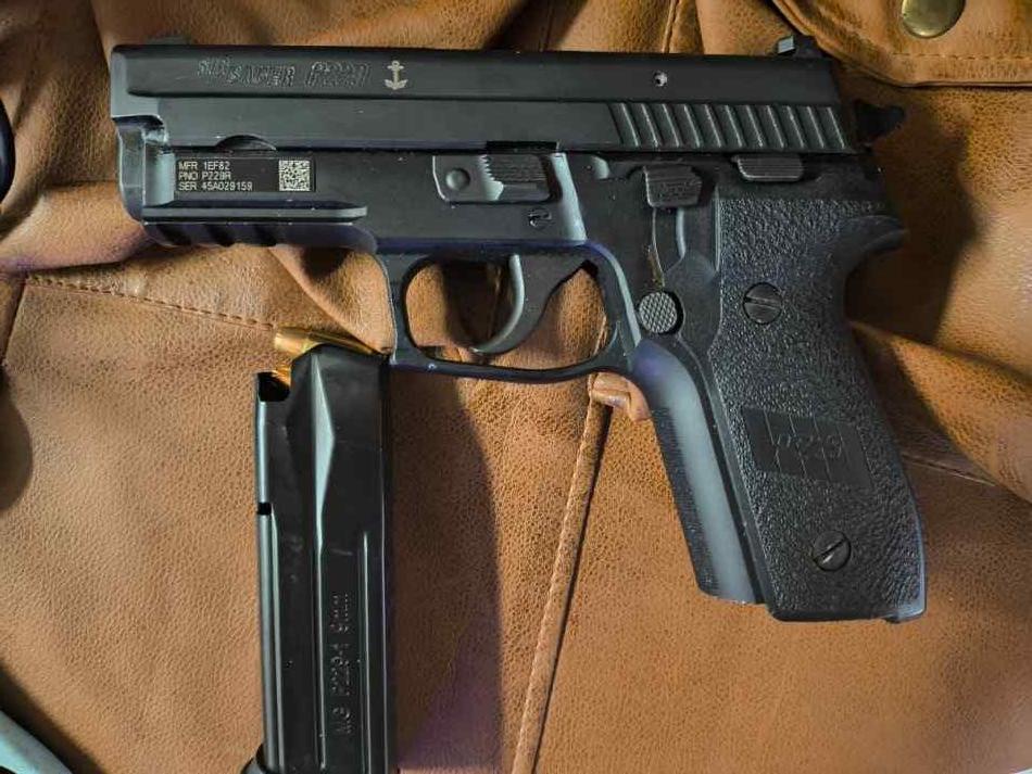 Sig p229 9mm with Navy Markings 