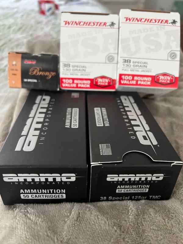 340 rounds .38 special fmj ammo  $100