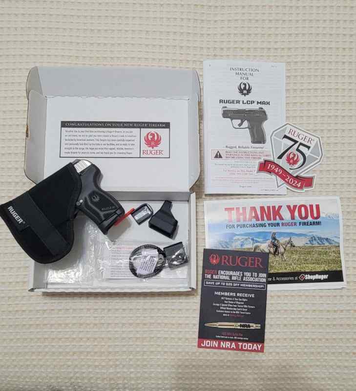 Ruger LCP MAX 75th Anniversary Edition - BRAND NEW