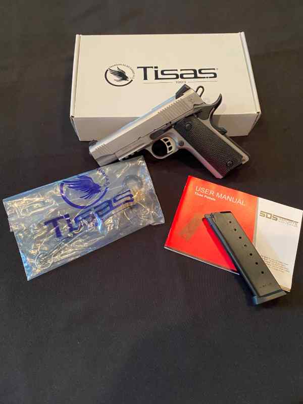 Tisas Carry 4.25&quot; Stainless - 45ACP