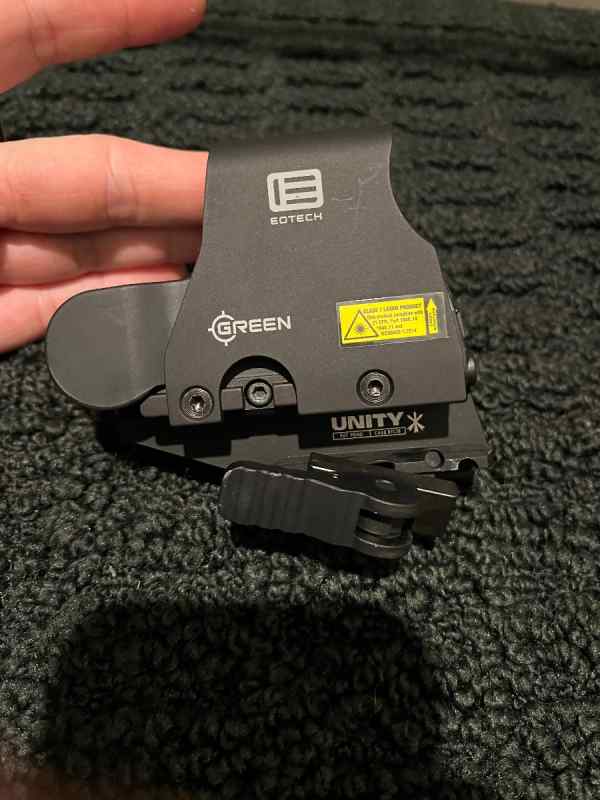 Eotech xps Green reticle on unity mount 