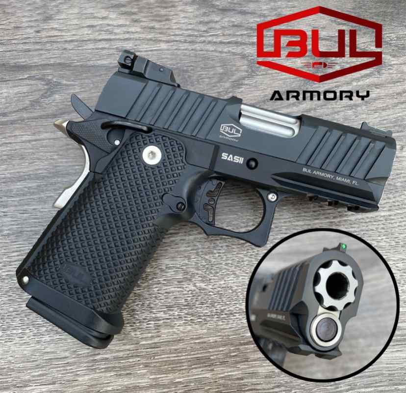 BUL Armory SAS II Ultralight 3.25&quot; 9mm - Mint