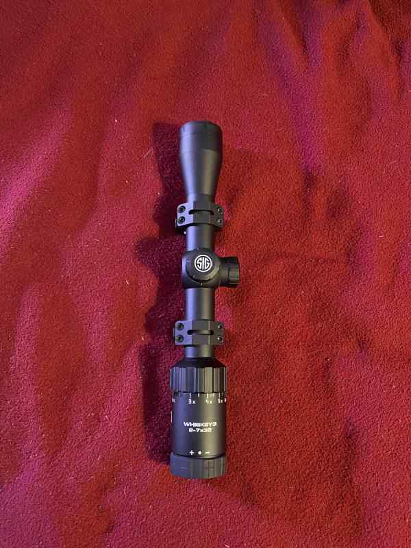 Sig Tango Whiskey 3 2-7 scope with rings