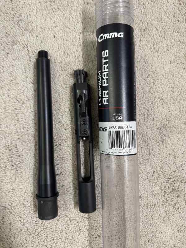 CMMG 9MM BOLT &amp; BARELL NIB CAS ONLY