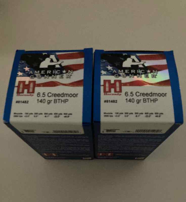 WTS/WTT Hornady 6.5 Creedmore 100 Rounds 