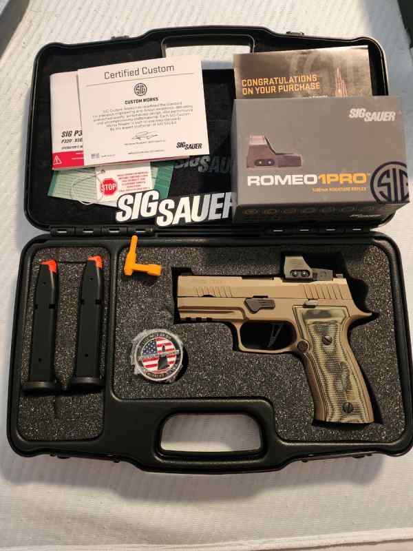 Sig P320 AXG Scorpion Custom Works 9mm w/ Sig Rome