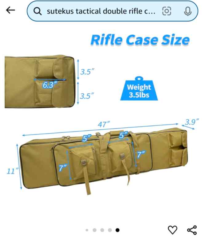 Double Rifle Case 