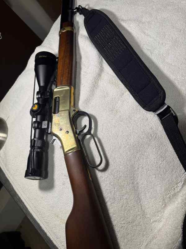 Henry rifle 44 Mag. 700.00