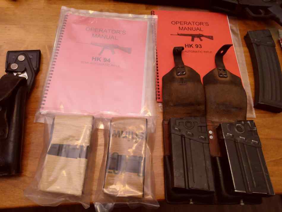 MINTY Heckler &amp; Koch HK91,93,94 Owners Manuals