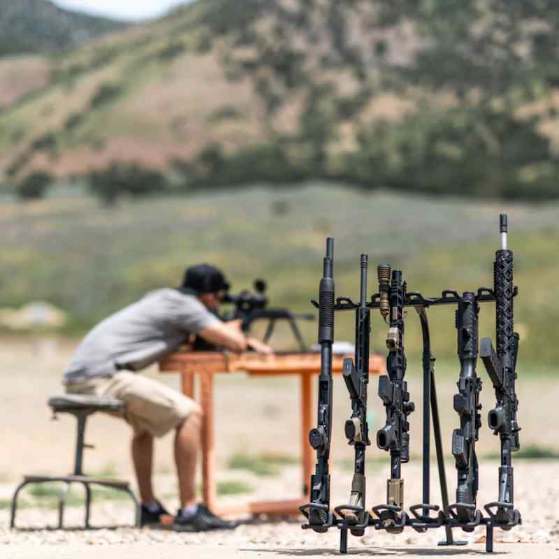 BRAND NEW - Folding Gun Rack For Storage or Range