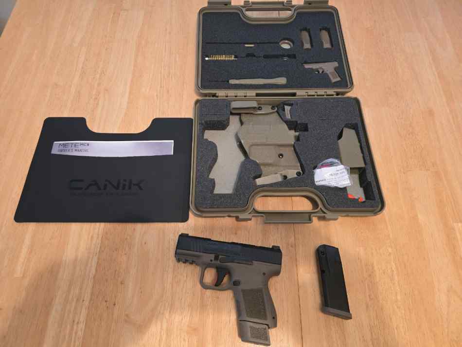 Canik Mete MC9 OR 9mm BLACK/FDE HG7620BD-N