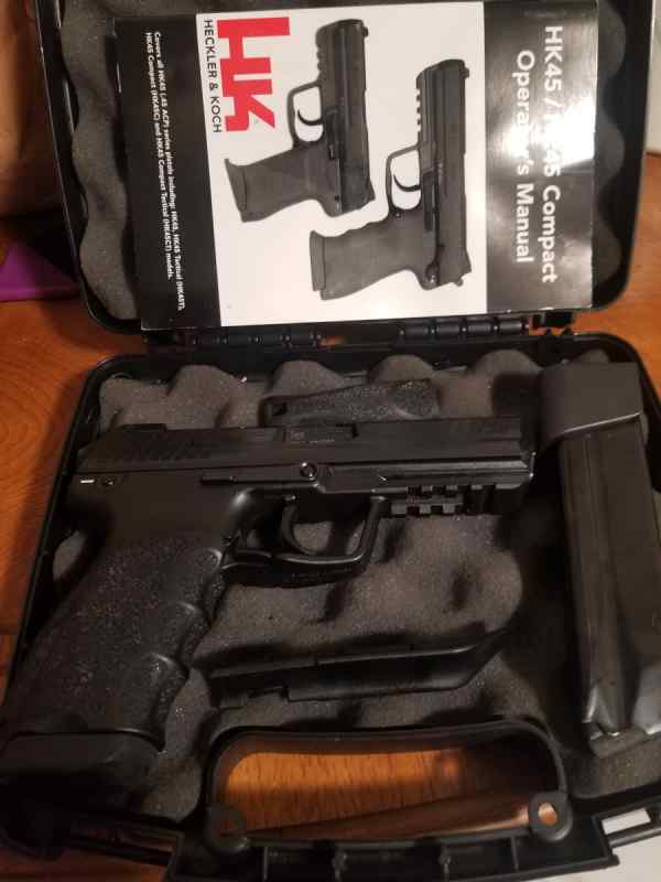 Wtt HK45 DA/SA with night sights