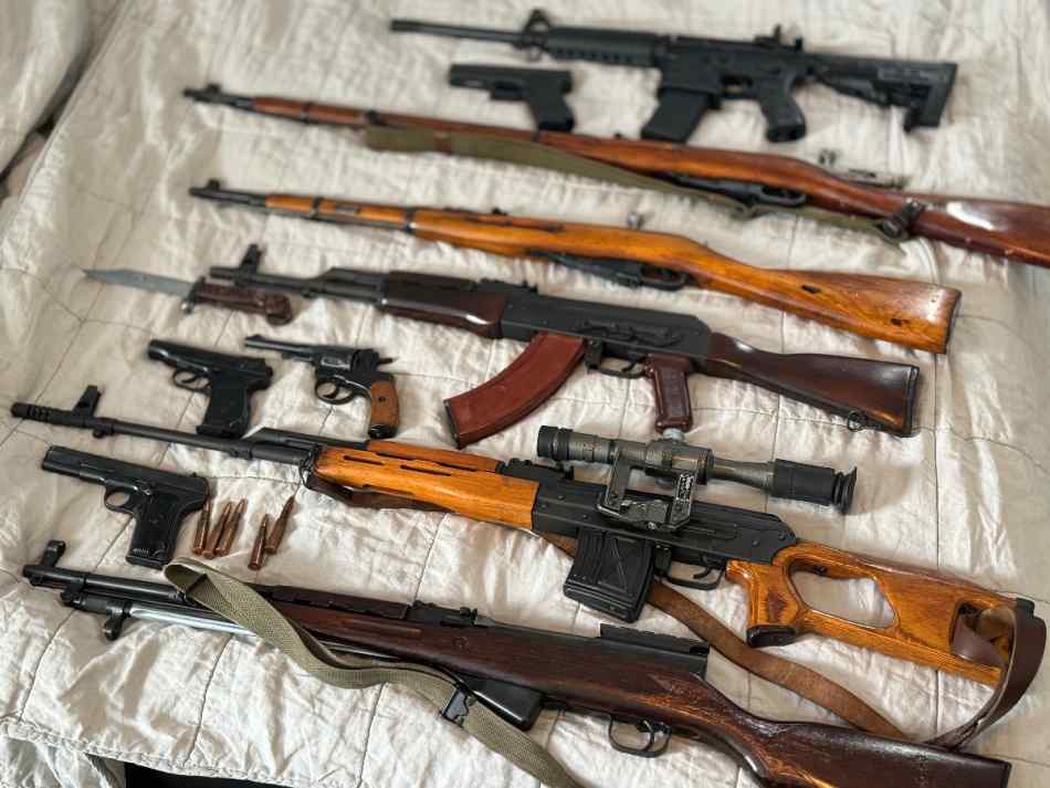 Russian guns/ AK, PSL, Mosin, TT, Makarov, sks