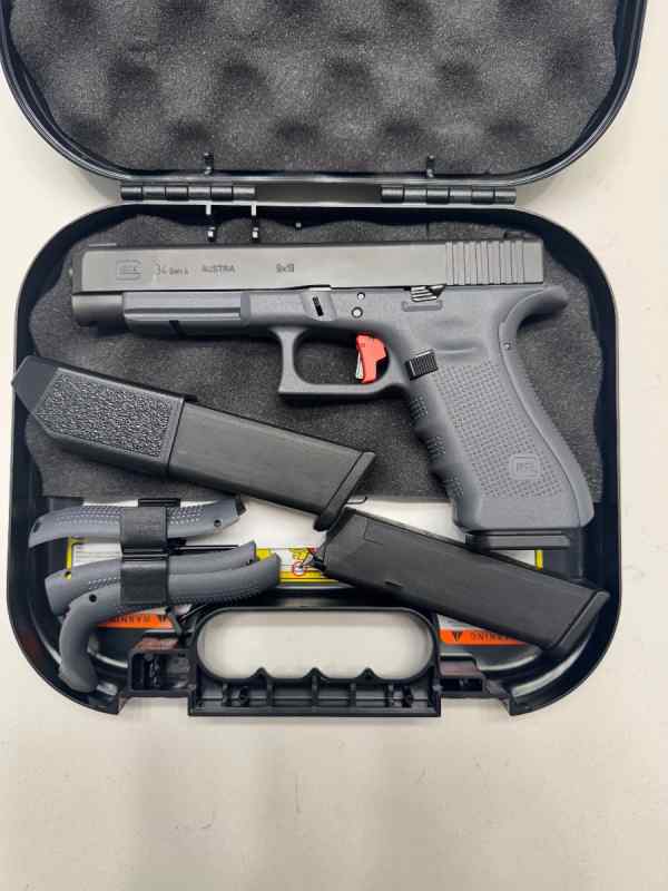 Glock 34 Gen 4 Gray frame/Apex Trigger