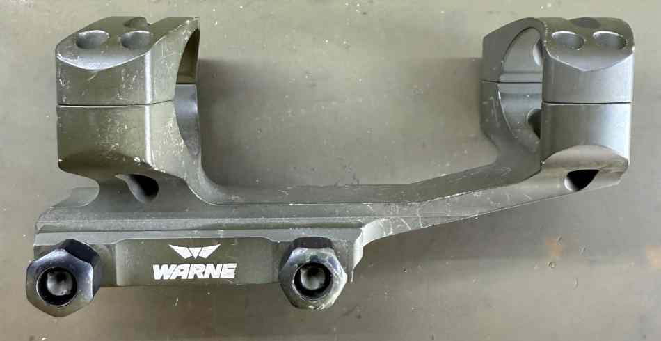 Warne MSR OD green 30mm scope mount