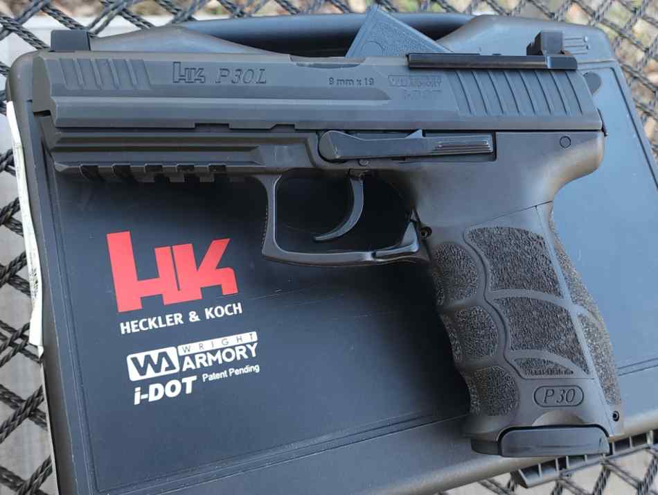 H&amp;K P30L V1 9mm w/ Wright Armory I-Dot conversion