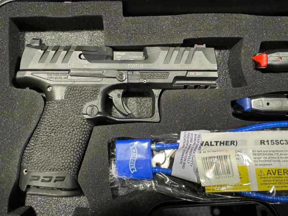 WALTHER PDP COMPACT .9MM/OPTIC READY