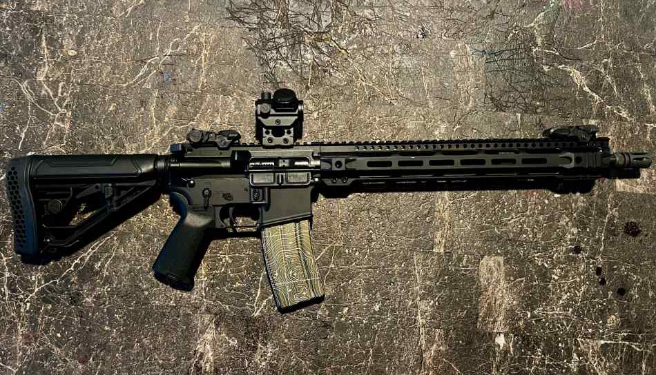 16in psa rifle with red dot