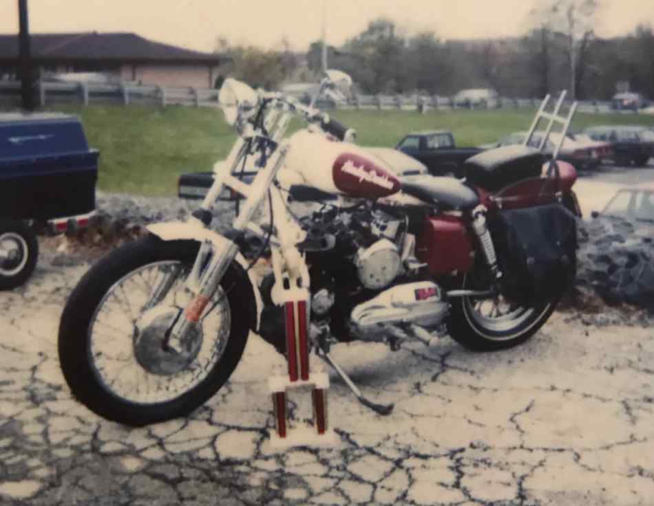 Project 1955 k model Harley Davidson 