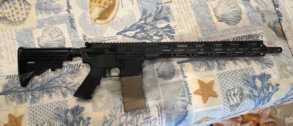 Olympic Arms AR15 upgraded Zaivar SS Barrell 5.56