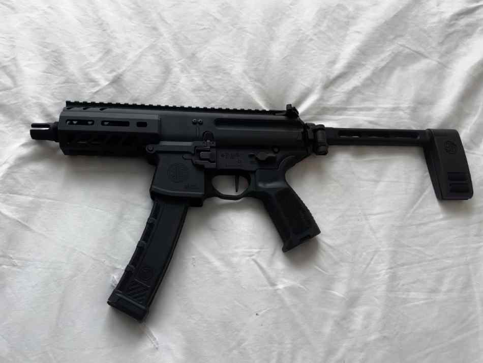 Sig MPX-K - 9mm, 4.5” barrel w/ Brace Sig Sauer