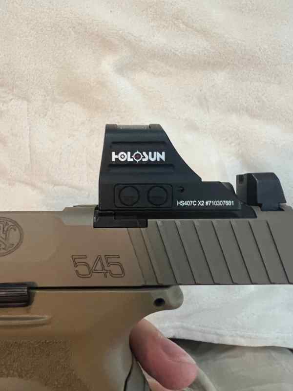 FN545 w/holosun red dot