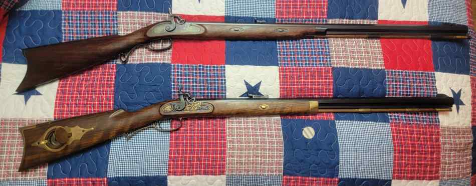 Two Black powder rifles 50 cal and 54 cal