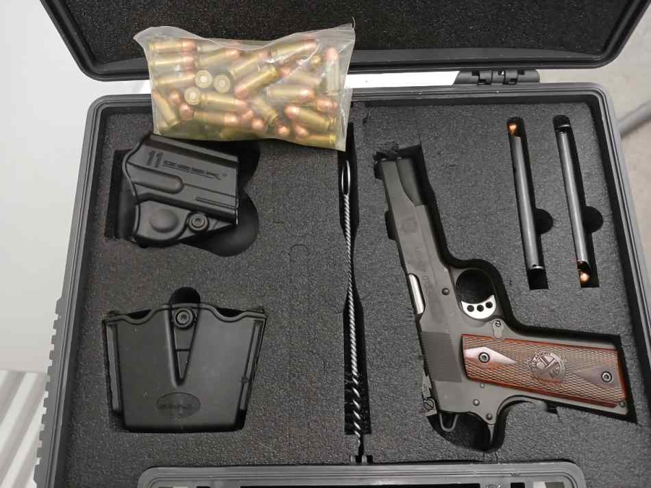 Springfield Armory 1911A .45 with 2 clips/ammo/box