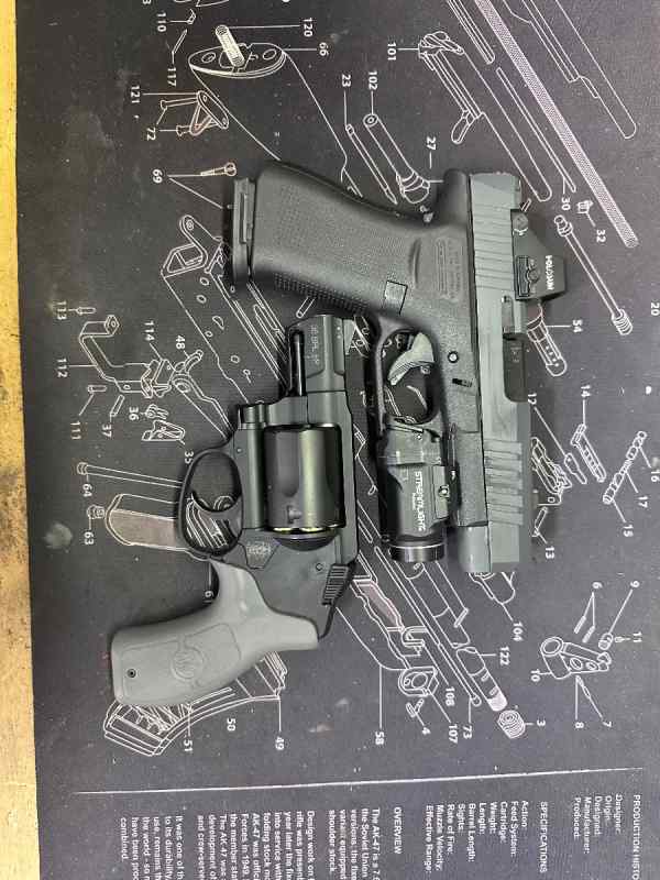 Glock 43x MOS / S&amp;W Bodyguard .38spl 