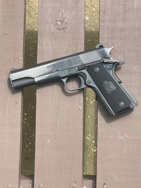 Springfield Armory 1911a1 45acp. (Older).  