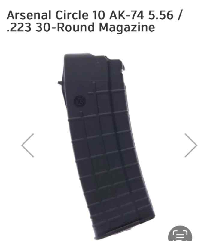 Want to buy 556 circle 10 magazines (or trade)