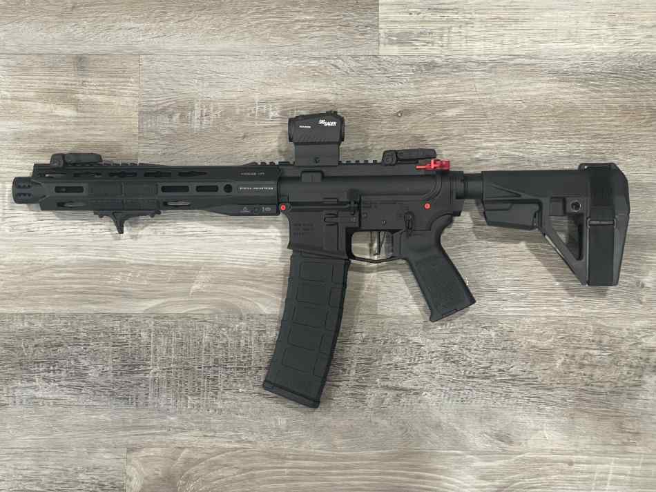 Ballistic Advantage AR-15 pistol, 5.56, custom