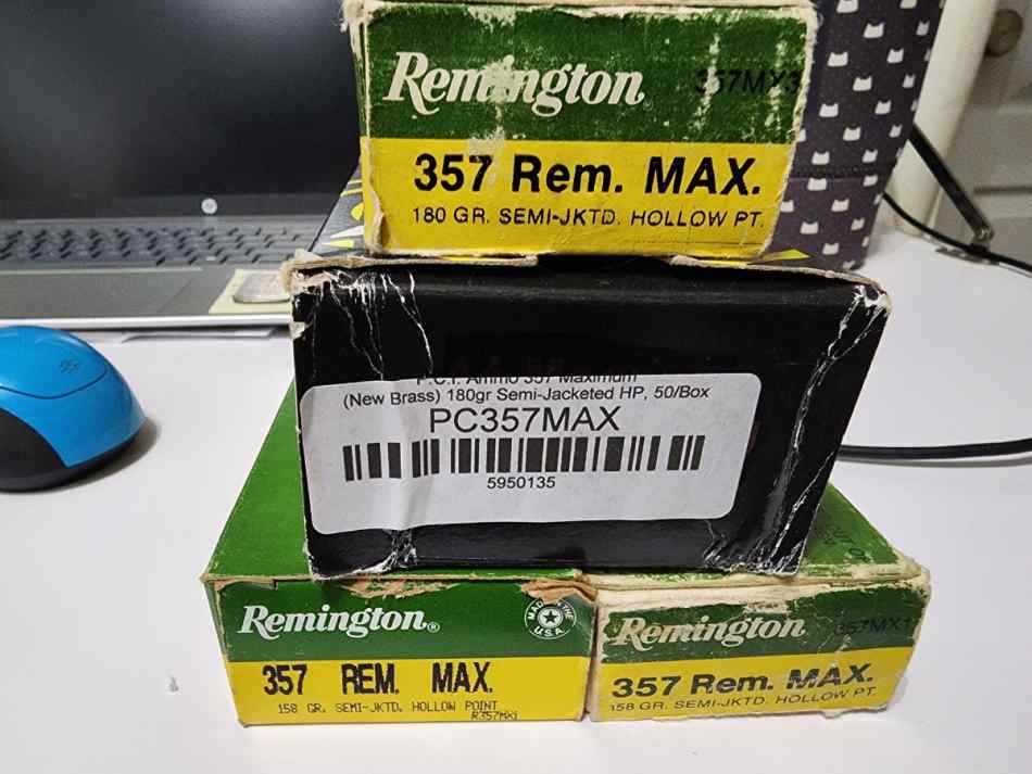 357 MAX ammo 105 rds