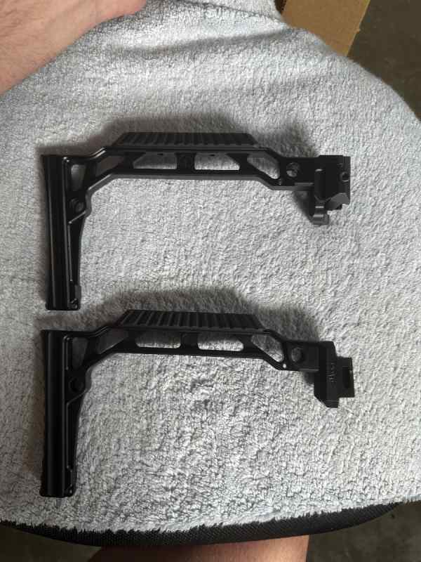 2 JMAC skeletonized folding stocks