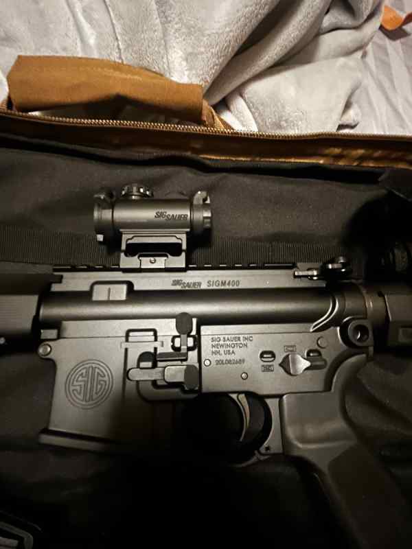 Sig AR pistol with Optic