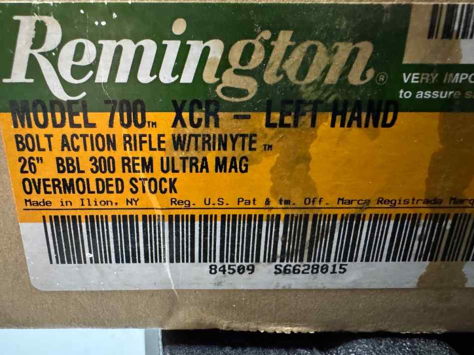 Remington 300 Ultra mag left hand 