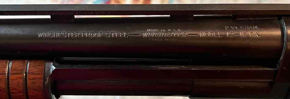 1936 Winchester model 12 16 gauge shotgun