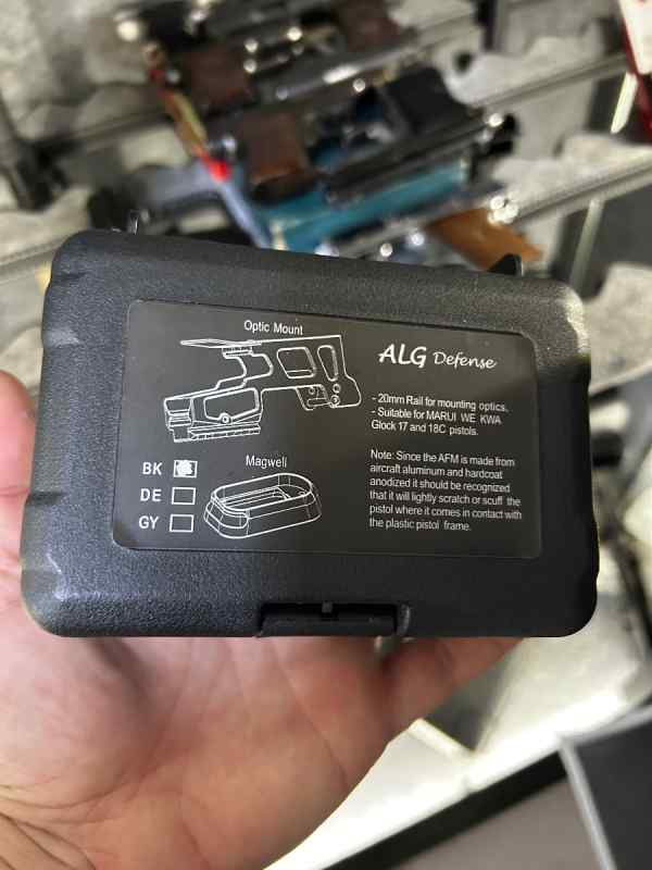 ALG defense optic mount for Glock 17