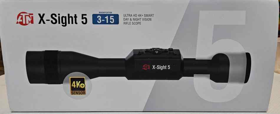 New ATN X-Sight 5 3-15x Ultra HD 4K+ Smart Day &amp; N